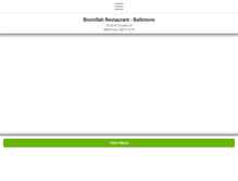 Tablet Screenshot of bismillahbaltimore.com